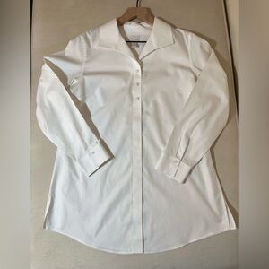 Chico's Shirt - Women’s Medium White EUC - Classic Preppy
